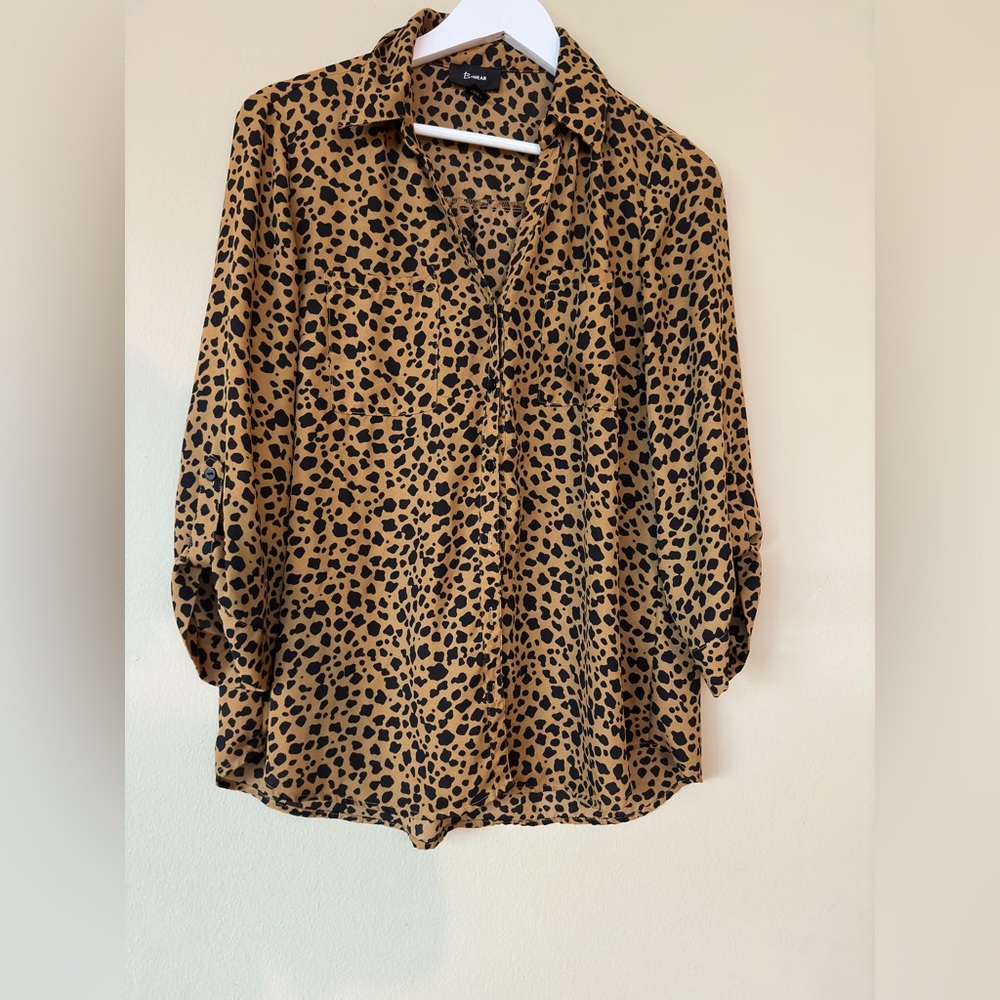 A Leopard print office wear in good condition
